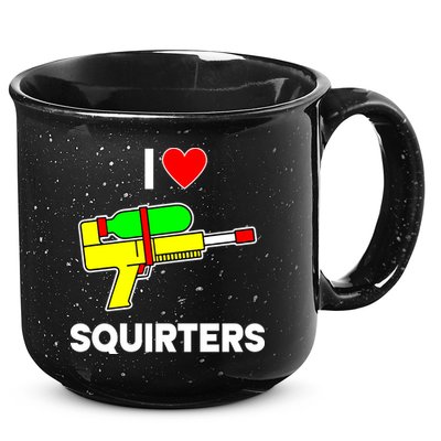 I Love Squirters Funny 15oz Campfire Ceramic Mug