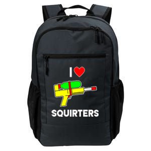 I Love Squirters Funny Daily Commute Backpack