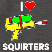 I Love Squirters Funny Vector Backpack