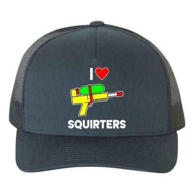 I Love Squirters Funny Yupoong Adult 5-Panel Trucker Hat