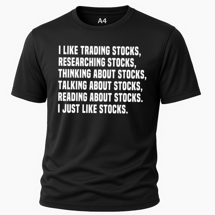 I Like Stocks Funny Day Trader Stock Market Gift Performance Shirt