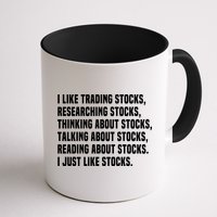 I Like Stocks Funny Day Trader Stock Market Gift Mug