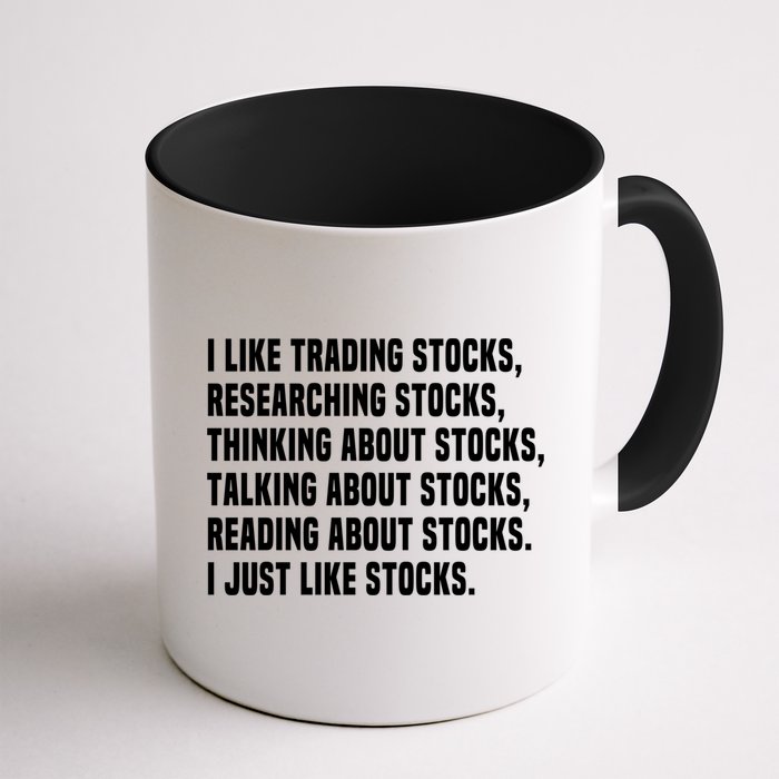 I Like Stocks Funny Day Trader Stock Market Gift Mug