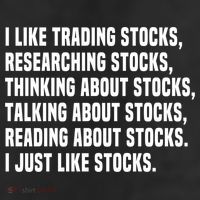 I Like Stocks Funny Day Trader Stock Market Gift 25L Jumbo Tote