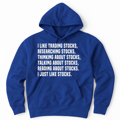 I Like Stocks Funny Day Trader Stock Market Gift Hoodie