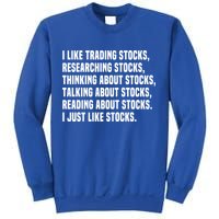 I Like Stocks Funny Day Trader Stock Market Gift Sweatshirt