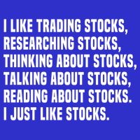I Like Stocks Funny Day Trader Stock Market Gift Tall T-Shirt