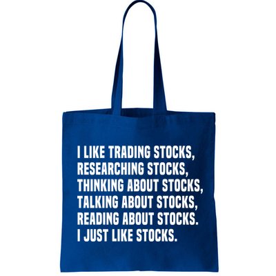 I Like Stocks Funny Day Trader Stock Market Gift Bag
