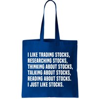 I Like Stocks Funny Day Trader Stock Market Gift Bag