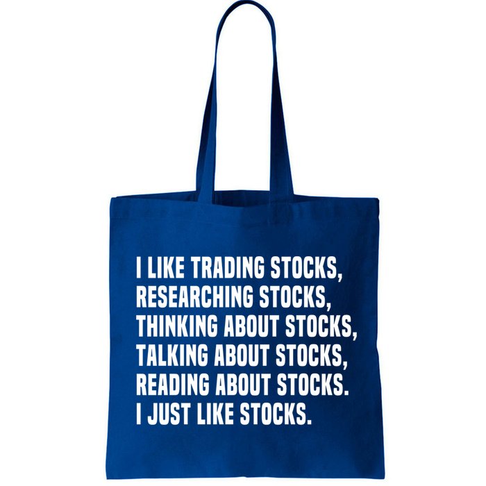 I Like Stocks Funny Day Trader Stock Market Gift Bag