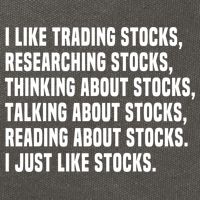 I Like Stocks Funny Day Trader Stock Market Gift Cotton Canvas Backpack