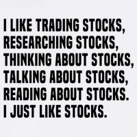 I Like Stocks Funny Day Trader Stock Market Gift Garment-Dyed Sweatshirt