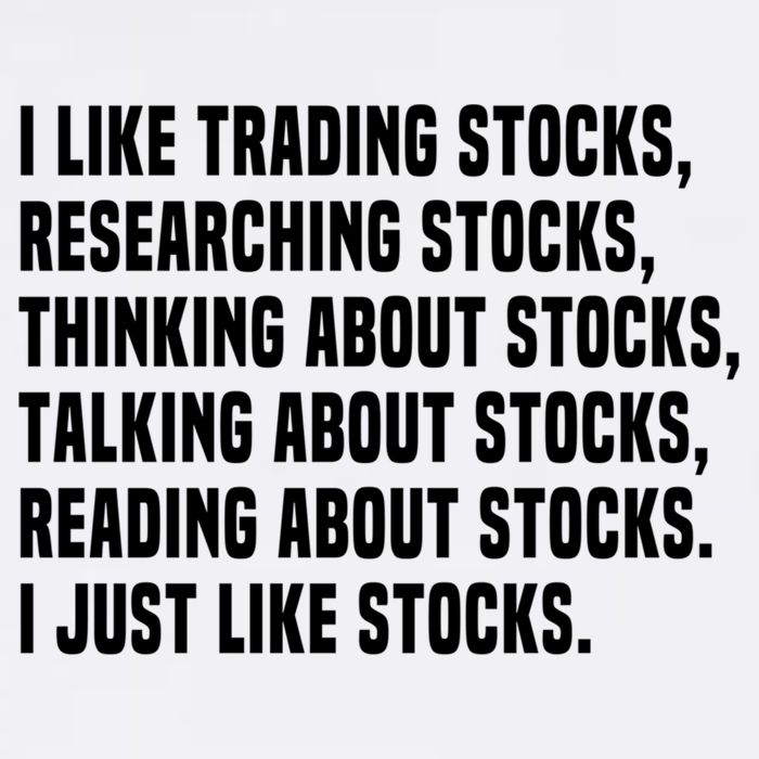 I Like Stocks Funny Day Trader Stock Market Gift Garment-Dyed Sweatshirt