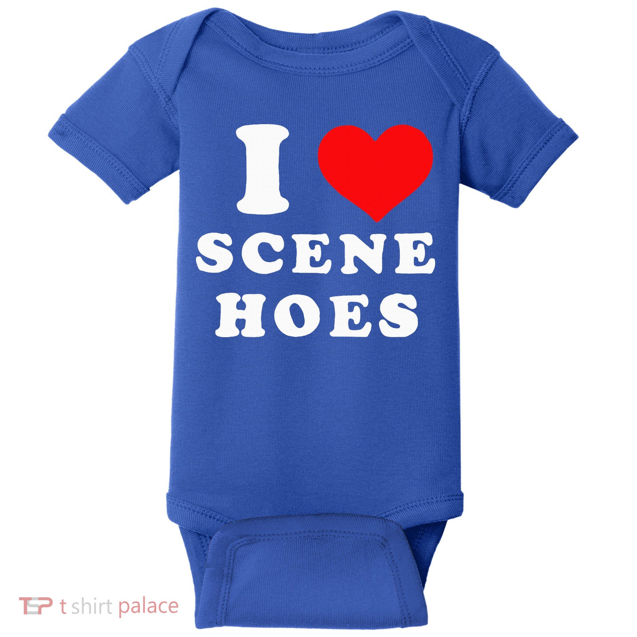 I Love Scene Hoes Baby Bodysuit