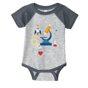 I Love Science Infant Baby Jersey Bodysuit