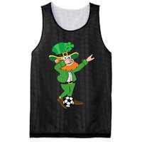 Irish Leprechaun Soccer Dab Pose Saint Patrick's Day Mesh Reversible Basketball Jersey Tank