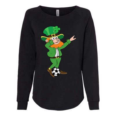 Irish Leprechaun Soccer Dab Pose Saint Patrick's Day Womens California Wash Sweatshirt