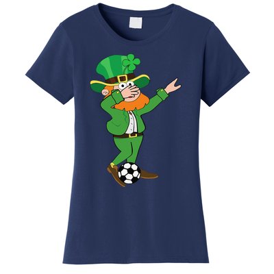 Irish Leprechaun Soccer Dab Pose Saint Patrick's Day Women's T-Shirt