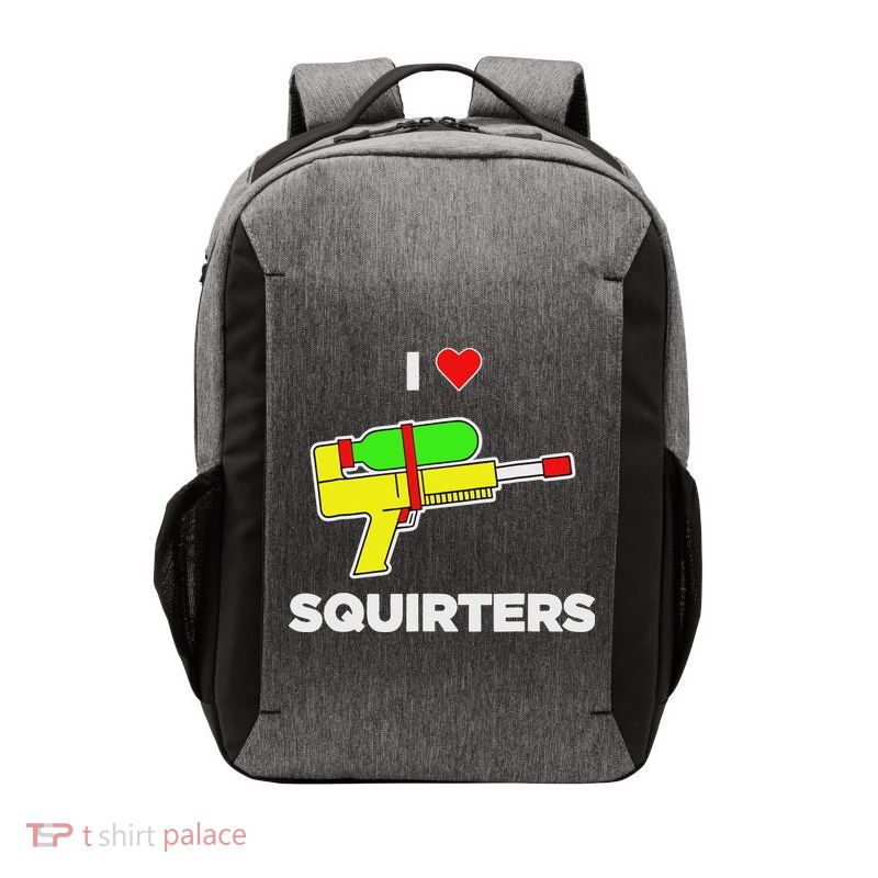 I Love Squirters Quote Vector Backpack