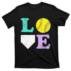 I Love Softball T-Shirt