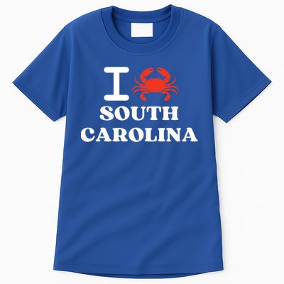 I Love South Carolina Crab Shellfish National Seafood Month Meaningful Gift Tall T-Shirt