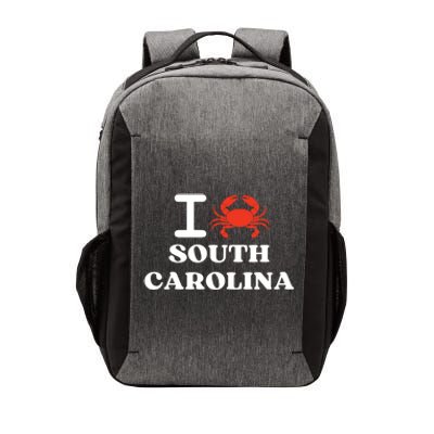 I Love South Carolina Crab Shellfish National Seafood Month Meaningful Gift Vector Backpack