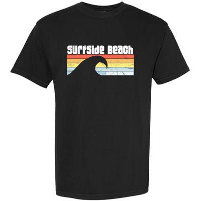 I Love Surfside Beach South Carolina Atlantic Ocean Wave Sc Garment-Dyed Heavyweight T-Shirt