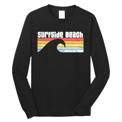 I Love Surfside Beach South Carolina Atlantic Ocean Wave Sc Long Sleeve Shirt