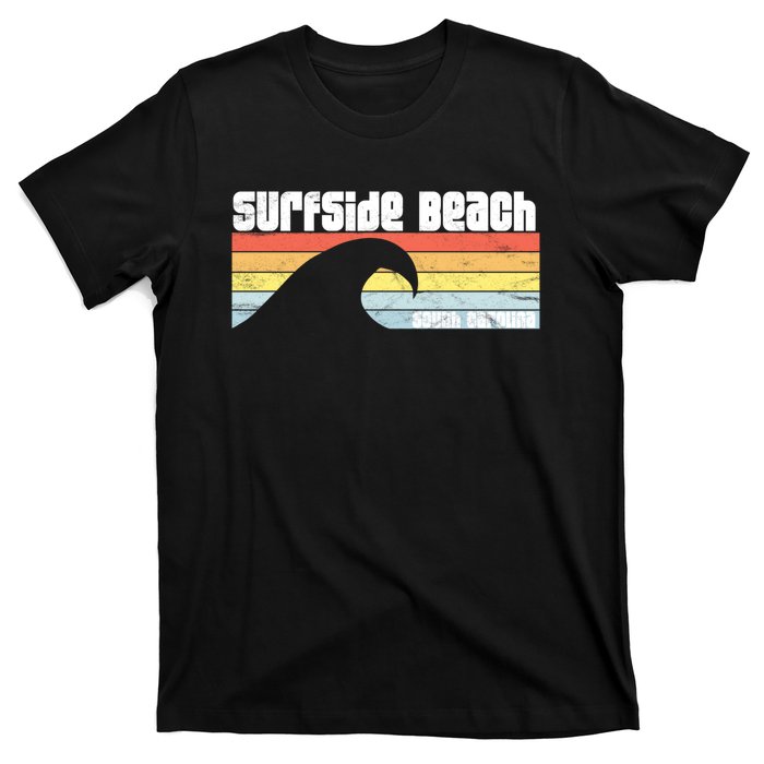 I Love Surfside Beach South Carolina Atlantic Ocean Wave Sc T-Shirt