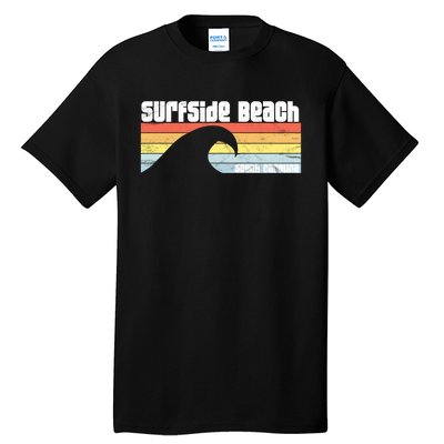 I Love Surfside Beach South Carolina Atlantic Ocean Wave Sc Tall T-Shirt