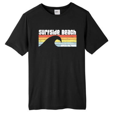 I Love Surfside Beach South Carolina Atlantic Ocean Wave Sc Tall Fusion ChromaSoft Performance T-Shirt