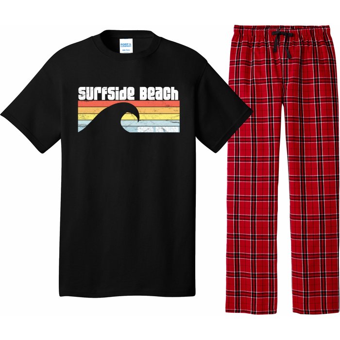 I Love Surfside Beach South Carolina Atlantic Ocean Wave Sc Pajama Set