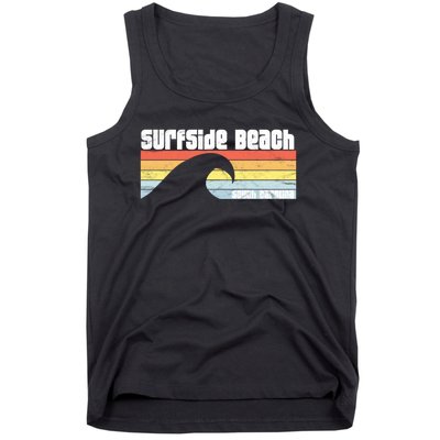 I Love Surfside Beach South Carolina Atlantic Ocean Wave Sc Tank Top