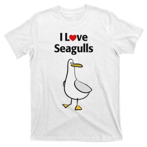 I Love Seagulls T-Shirt