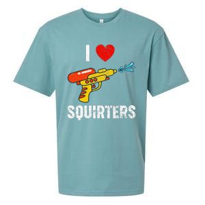 I Love Squirters Funny I Heart Squirters Sueded Cloud Jersey T-Shirt