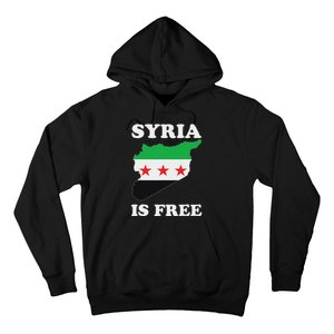 I Love Syria Is Free Syrian Map New Syrian Flag Hoodie