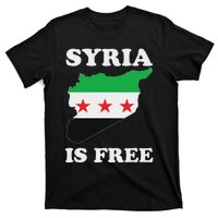 I Love Syria Is Free Syrian Map New Syrian Flag T-Shirt