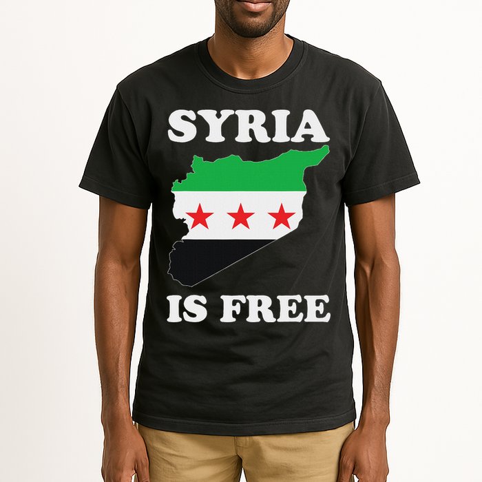 I Love Syria Is Free Syrian Map New Syrian Flag Tall T-Shirt