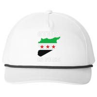 I Love Syria Is Free Syrian Map New Syrian Flag Snapback Five-Panel Rope Hat