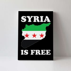 I Love Syria Is Free Syrian Map New Syrian Flag Canvas