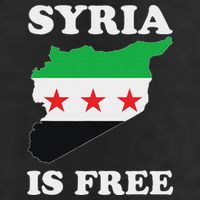 I Love Syria Is Free Syrian Map New Syrian Flag 11oz C Handle Ceramic Mug