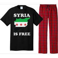 I Love Syria Is Free Syrian Map New Syrian Flag Pajama Set