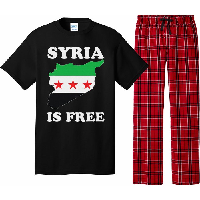 I Love Syria Is Free Syrian Map New Syrian Flag Pajama Set