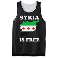 I Love Syria Is Free Syrian Map New Syrian Flag Mesh Reversible Basketball Jersey Tank