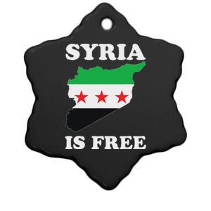 I Love Syria Is Free Syrian Map New Syrian Flag Ceramic Star Ornament