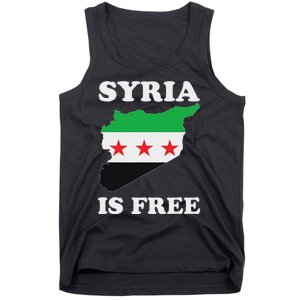 I Love Syria Is Free Syrian Map New Syrian Flag Tank Top