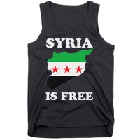 I Love Syria Is Free Syrian Map New Syrian Flag Tank Top