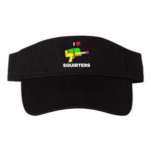 I Love Squirters Quote Valucap Bio-Washed Visor