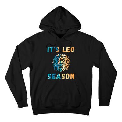 It's Leo Season Celtic Design Retro Colors Lion Zodiac Tall Hoodie