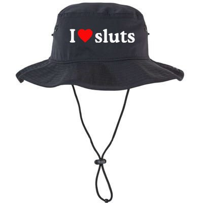 I Love Sluts I Heart Sluts Legacy Cool Fit Booney Bucket Hat